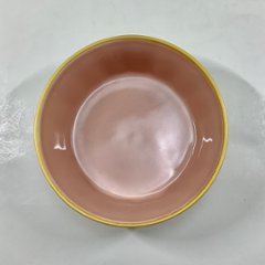 錦曙釉渕金 剣先彫り袋足向付　14㎝画像
