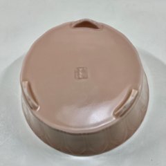 錦曙釉渕金 剣先彫り袋足向付　14㎝画像