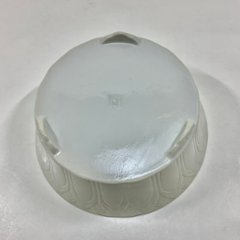 錦クリーム釉渕金 剣先彫り袋足向付　14㎝画像