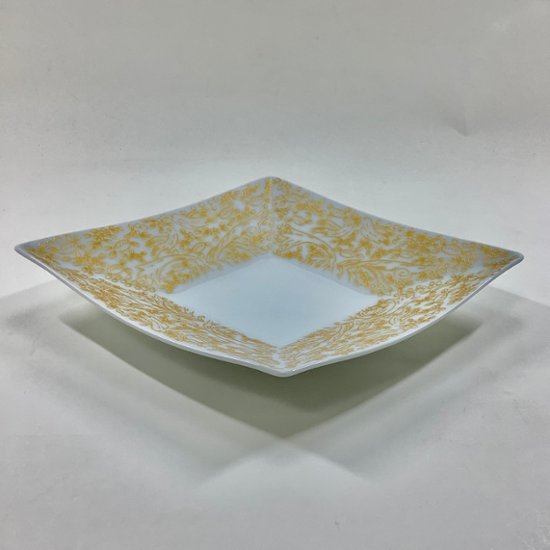 錦白釉金ペルシャ 菱形向付　27㎝画像