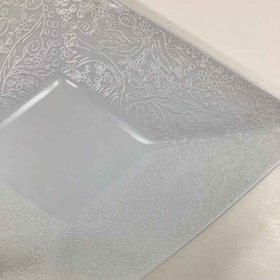 錦白釉銀ペルシャ 菱形向付　27㎝画像