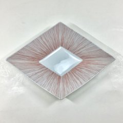 錦赤糸十草 菱形向付　27㎝の画像