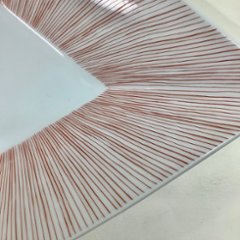 錦赤糸十草 菱形向付　27㎝画像