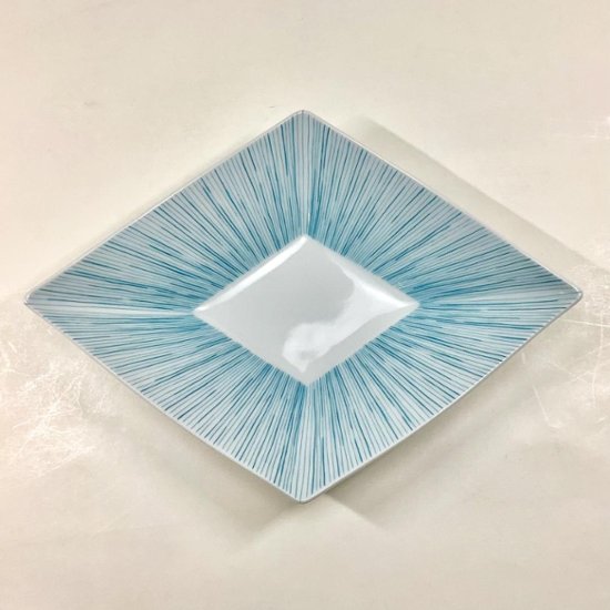 錦青糸十草 菱形向付　27㎝画像