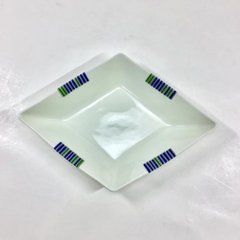 錦三色十草 菱形小向付　21㎝の画像