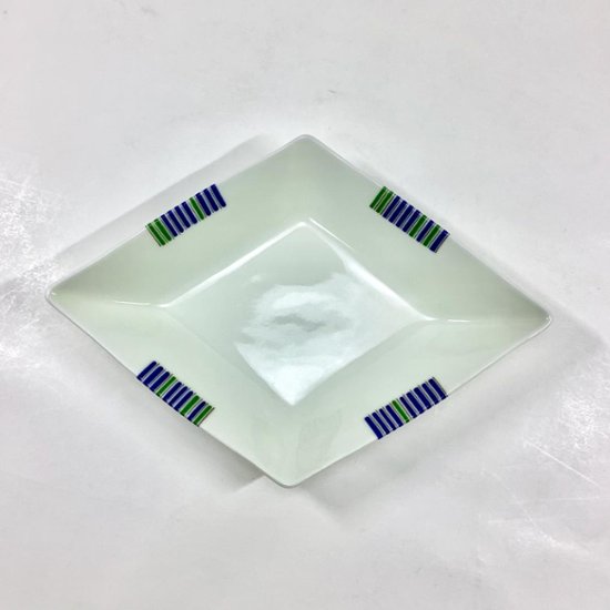 錦三色十草 菱形小向付　21㎝画像