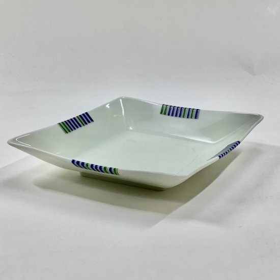 錦三色十草 菱形小向付　21㎝画像
