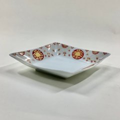 錦花綱金蘭手 菱形なぶり小向付　21㎝画像