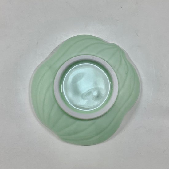 淡緑 瓢形小付　9㎝画像