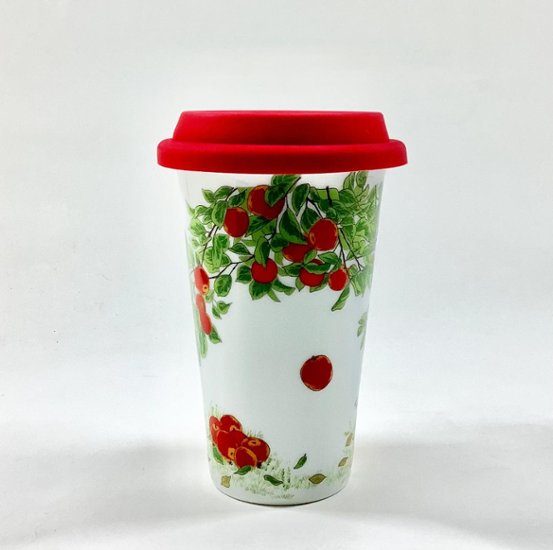 Traveling Tumbler/りんご　300Ml(コンビニコーヒーMサイズ)画像