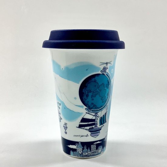 Traveling Tumbler／地球儀とくじら　300ml（コンビニコーヒーMサイズ対応）画像