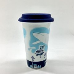 Traveling Tumbler／地球儀とくじら　300ml（コンビニコーヒーMサイズ対応）画像