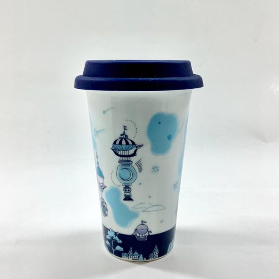 Traveling Tumbler／地球儀とくじら　300ml（コンビニコーヒーMサイズ対応）画像