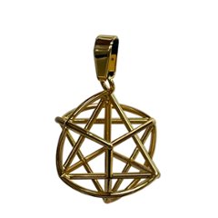 ミスマルノタマ　ネックレストップ/チャーム（サージカルステンレス＋金メッキ）の画像