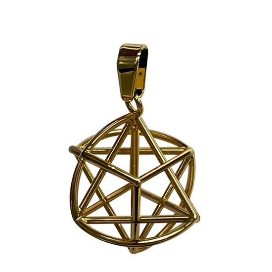 ミスマルノタマ　ネックレストップ/チャーム（サージカルステンレス＋金メッキ）画像