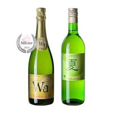 スパークリングワインWa・夏セット（750ml+720ml・ギフト箱入）の画像