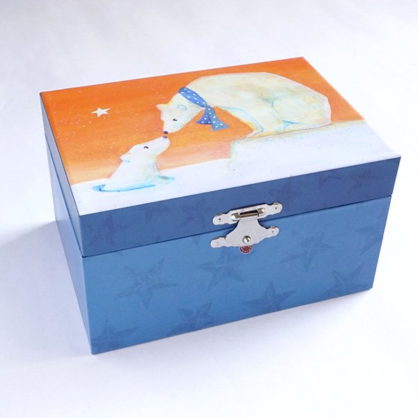 1点のみ】バレリーナが躍る子供用オルゴールジュエリーBOX