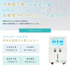 水素＆酸素吸入器│Ｈ２メディカルパワーⓇ│MEGA2250画像