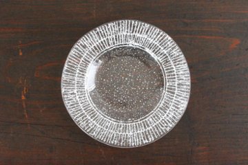 オオタ硝子研究室　リム小皿（白）画像