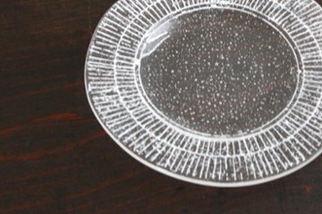 オオタ硝子研究室　リム小皿（白）画像