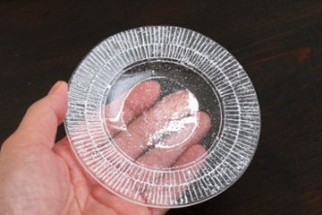 オオタ硝子研究室　リム小皿（白）画像