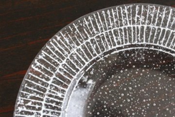 オオタ硝子研究室　リム小皿（白）画像