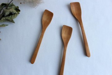 Canaria Wood Works カップスプーン　左利き用（ヤマザクラ）の画像