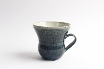 角掛政志　青釉マグカップ　ベルの画像