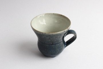 角掛政志　青釉マグカップ　ベル画像