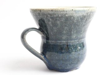 角掛政志　青釉マグカップ　ベル画像