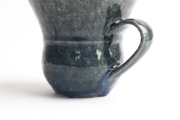 角掛政志　青釉マグカップ　ベル画像