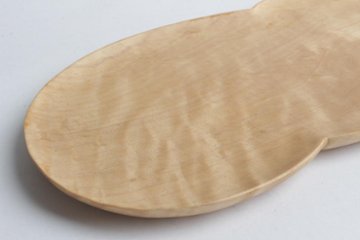 生嶋　花　　木のトレイ　トチ画像