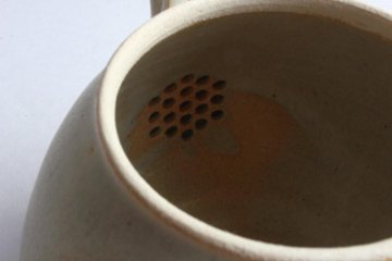 角掛政志　耐火土瓶　白画像