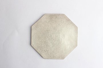 Kalonji　銀彩八角平皿　大画像