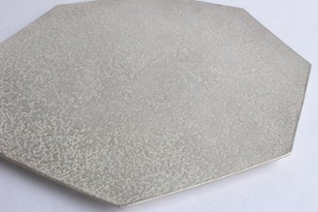 Kalonji　銀彩八角平皿　大画像