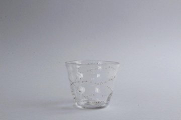 早崎志保　てんてん星のそばちょこグラス　（クリア）の画像