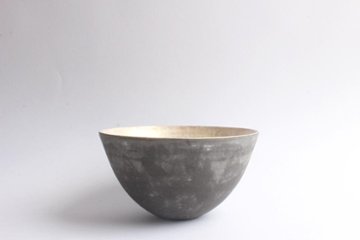 大森健司　銀彩鉢の画像