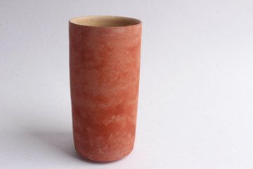 大森健司　赤土花器画像