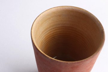 大森健司　赤土花器画像