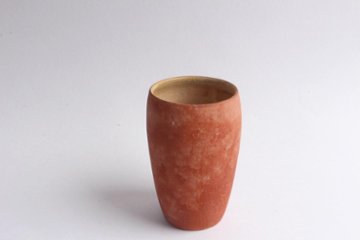 大森健司　赤土花器画像