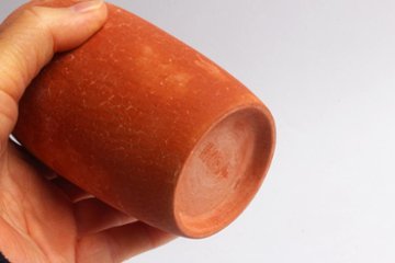 大森健司　赤土花器画像