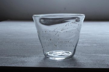早崎志保　てんてん星のそばちょこグラス（クリア）の画像