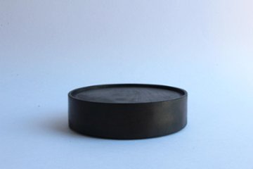 徒爾　茶盤　サクラ黒漆（国産/松煙）の画像