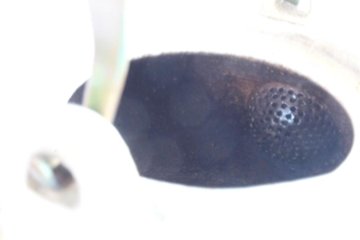 鈴木　進　粉引しのぎ急須（金具取手）画像