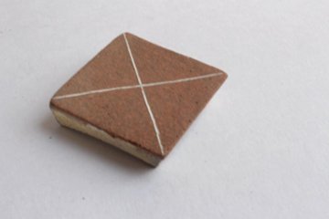 鈴木　進　粉引箸置き　左馬画像