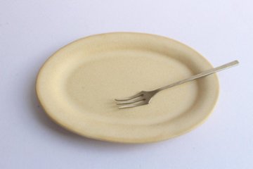 大森由貴奈　オーバルプレート　溶白画像