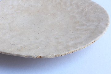 高田かえ　白土平皿画像