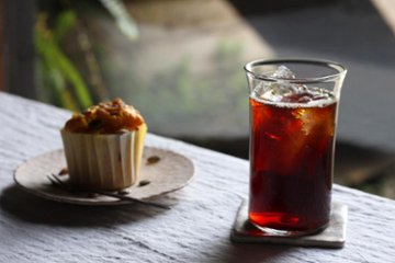 早崎志保　てんてん星のカフェグラス画像