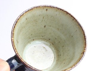 伊藤　豊　しのぎマグカップ　濃青画像