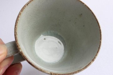 伊藤　豊　しのぎマグカップ　白画像